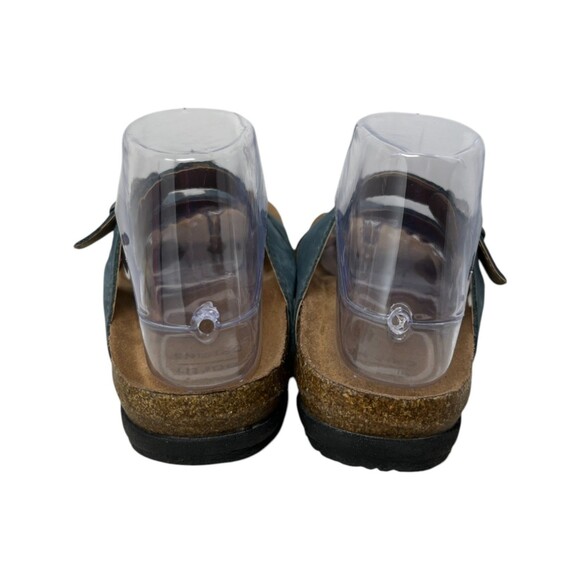 Earth Origins Sandals Women's Size 7 M Blue Slides Orono Flex Buckle Closure - Picture 4 of 11